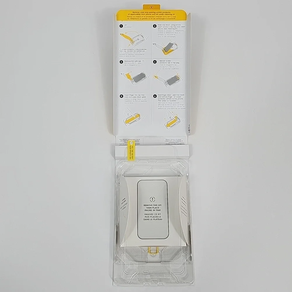 NIB OtterBox Glass iPhone 16 Plus Screen Protector Drop Defense Fingerprint
